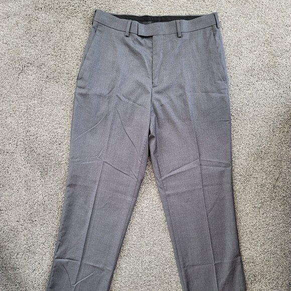 Men's Savane  Grey Dress Pants 33 x32 - Picture 1 of 10